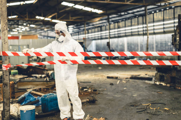 Professional Drug Lab Cleanup technician working in Marion, NC